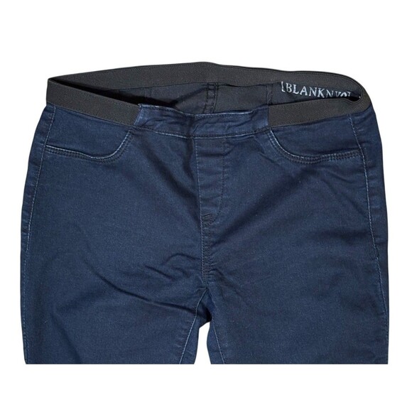 Blank NYC Pull On Flare Jegging Jeans Women's Size 27 Dark Wash Denim 02U-7283 - Picture 2 of 12